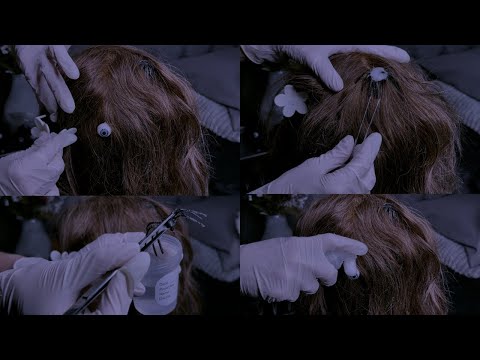 [ASMR] Removing Spooky Debris From Your Hair | Soft Spoken