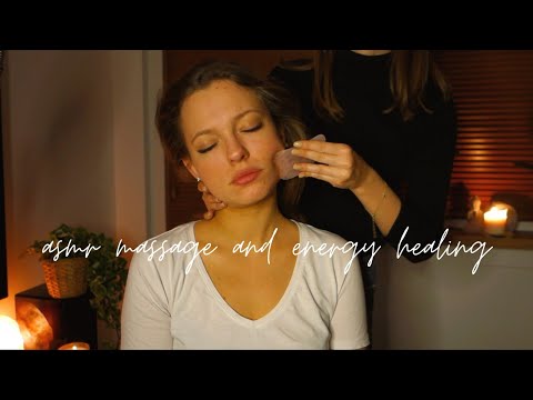 asmr po polsku 🌙 masaż twarzy & głowy pięknej Oli 🌹 *healing energy* (polish whisper)