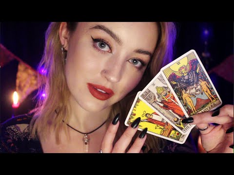 Kind Witch Reads Your Fortune 🔮 ASMR Roleplay ~ Tarot, Palm Reading, Etc