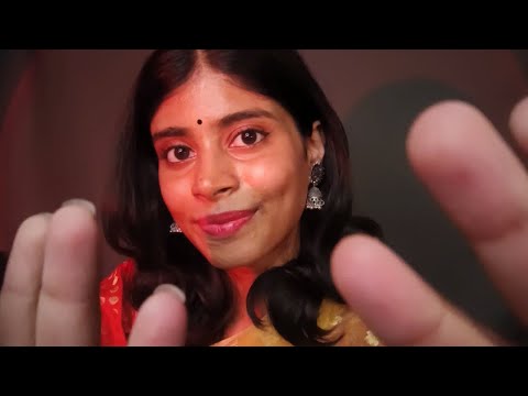 INDIAN ASMR | Positive Affirmations for Durga Puja | Layered Sounds, Hand Movements | Bengali ASMR