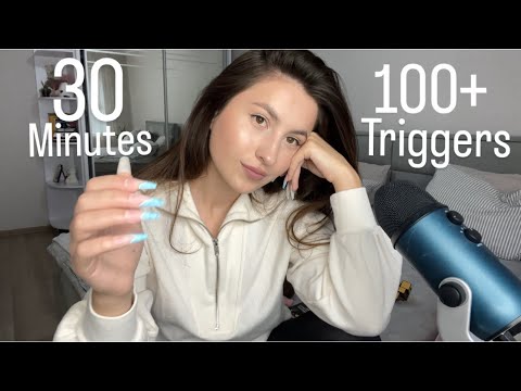 Asmr 100 Triggers jn 30+ Minutes for sleep and relax 💤No TALKING ASMR 🤫