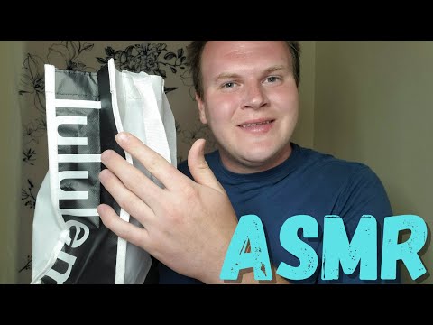 ASMR - Lululemon Haul - Positive Review, UTC Store Experience, Tryon, Fabric Sounds, Whispers
