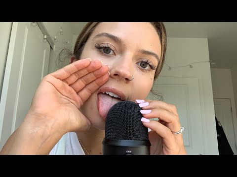 ASMR| TRYING MORE NEW MOUTH SOUNDS/ SLOW TAPPING & LOTION SOUNDS