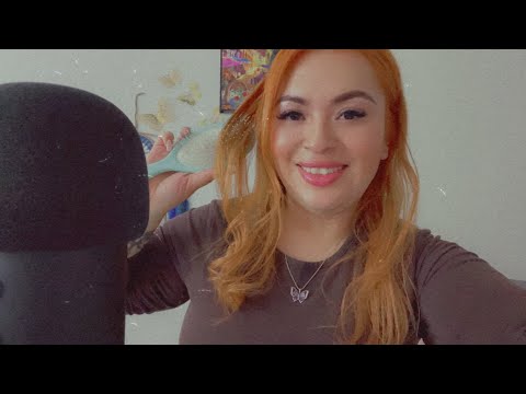 ASMR| Scratching & brushing my hair, Also brushing your hair- whispering & personal attention 😴