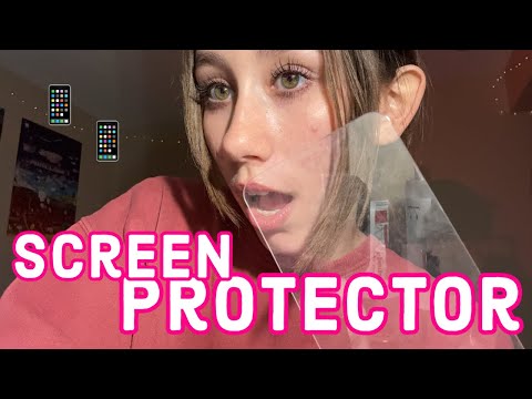 ASMR with a screen protector! (tapping mostly)
