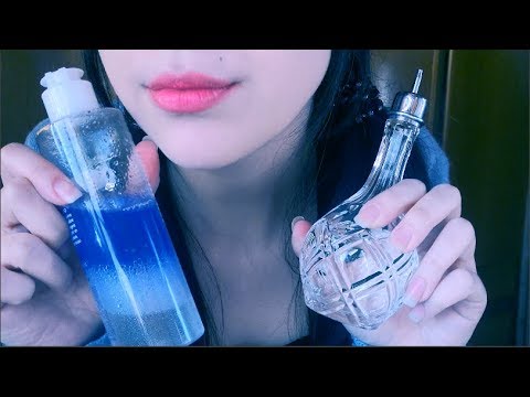 💙💧【ASMR】水と液体の音 【音フェチ】💙💧