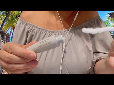 ASMR Bestie Fixes Your Brows on Vacation in 1 Minute