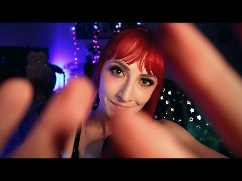 ASMR Gentle Face Tapping and Scratching (Visual)