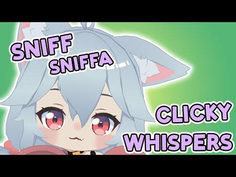 Fall Asleep to My Clicky Whispers, Sniffing, and Head Scratches || Wolf Girl ASMR