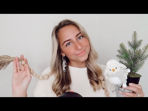 ASMR Relaxing Christmas Show & Tell 🎁 (tapping, scratching, rambles)