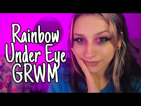 Trying the Rainbow Under Eye Look for Pride ASMR