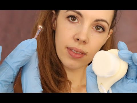 ASMR DERMATOLOGIST Inspects & Treats Your Face [ personal attention ]