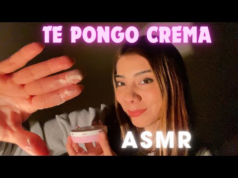 ASMR 💖 TE PONGO CREMITA EN TU CARITA ✨ asmr en español