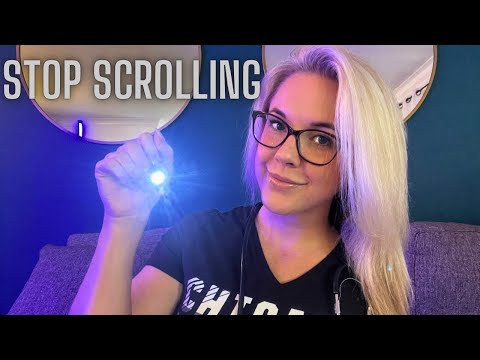 ASMR The MOST detailed EYE EXAM 👩‍⚕️Doctor ROLEPLAY using Latex Gloves 😷 Light Triggers 💡 💡