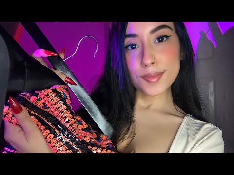 ASMR Friend Gets You Ready for Date (Hair, Makeup, Outfit)