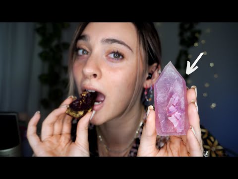 MANGIO DEI CRISTALLI PERCHE' FANNO UN SUONO INCREDIBILE 🤩 | ASMR