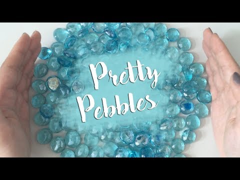 ASMR pretty pebbles | ocean-like, droplet sounds + counting | NO TALKING