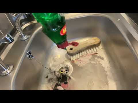 ASMR Cleaning My Dirty Utility Room Sink - No Talking