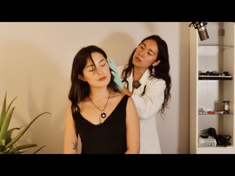 [ASMR] *Improved Audio* Head to Toe Physical Assessment on @ediyasmr | Real Person Medical Roleplay
