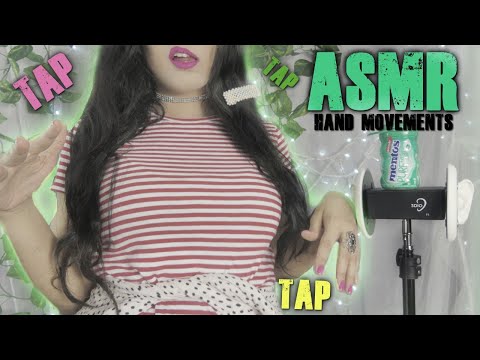 asmr mouth sounds gum chewing handmovements tapping  sounds
