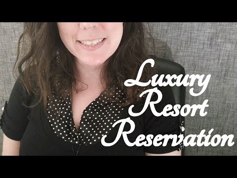 ASMR Luxury Island Resort Reservation Role Play ☀365 Days of ASMR☀