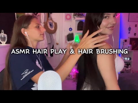 ASMR | Hairbrushing With My Sister 🎀 | Brushing Sounds