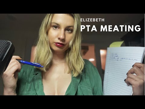 ASMR ROLEPLAY: anti PTA meeting Elizebeth! (Whispered and soft spoken) funny asmr, school themed!