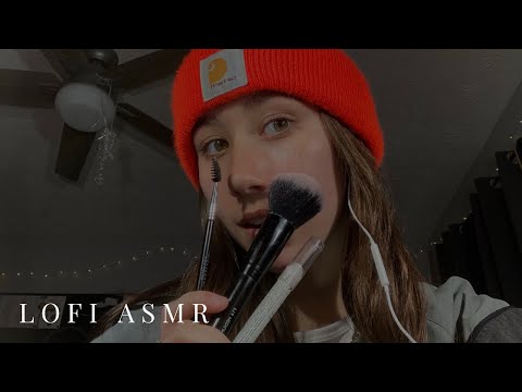 fast doing your makeup inaudible & semi-inaudible (lots of mouth sounds)