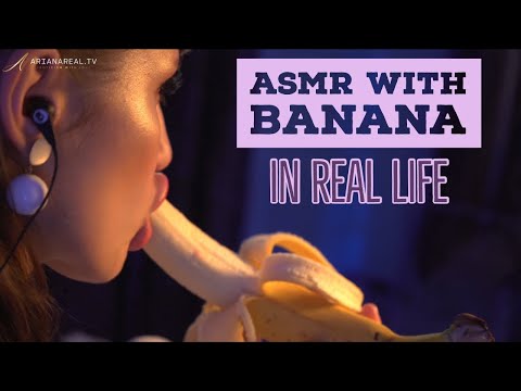 ASMR with Banana In Real Life
