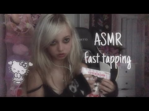 ASMR fast tapping and rambling