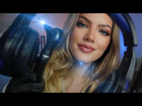 ASMR Hearing Test but You CAN Close Your EYES | Beeps & Binaural Beats, Dim Light Ending