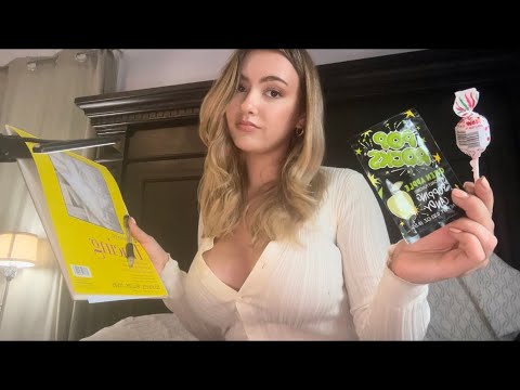 ASMR Draw With Me 🍭🧸 | Pop Rocks and Candy Eating Sounds