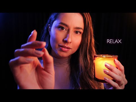 ASMR Cozy & Relaxing Night With Soft Sounds ✨ Hand sounds, Plucking, Tongue Clicking,...