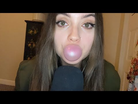 ASMR | MIC PUMPING, BUBBLEGUM BLOWING/CHEWING, STUTTERING, MOUTH SOUNDS, N MORE