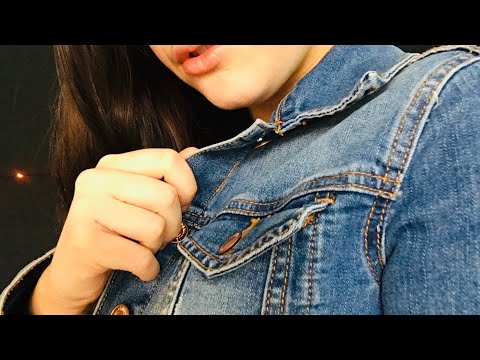 ASMR| DENIM SCRATCHING AND TAPPING | AGGRESSIVE