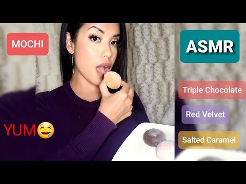 ASMR| Mochi Rambling Whispers Decadent Sticky Soft Mochi Tasting Eating Mouth Sounds Over Explaining