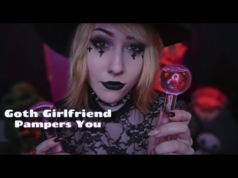 ASMR | Your Spooky Goth Girlfriend Pampers You
