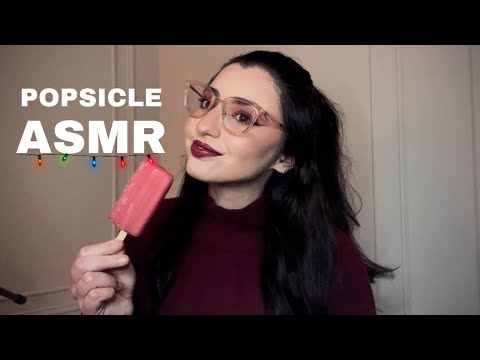 ASMR Popsicle Licking 🎄💛