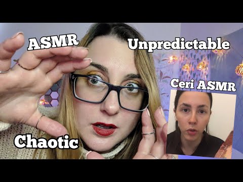 Chaotic, Unpredictable ASMR Roleplays w/ Ceri ASMR (spit painting, no props, fast, mouth sounds)