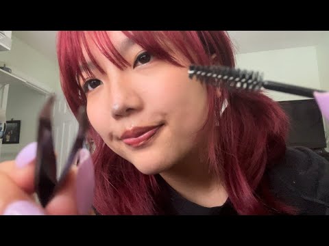 asmr doing your eyebrows roleplay