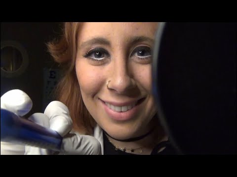 THE MOST TINGLY ASMR Ear & Eye Examination-Personal Attention, Light Triggers Face Touching-Roleplay