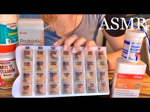 ASMR | organizing vitamins