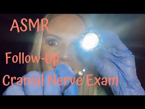ASMR Cranial Nerve Exam |  Doctor Role Play | Latex Glove Sounds | Light Triggers