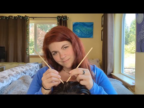 ASMR - Best Friend Pampers You With Scalp Check and Hair Play ❤