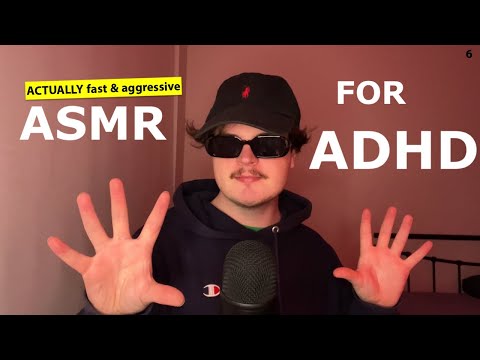 Actually Fast & Aggressive ASMR for ADHD (Unpredictable Triggers, Fast Tapping & Scratching) 6