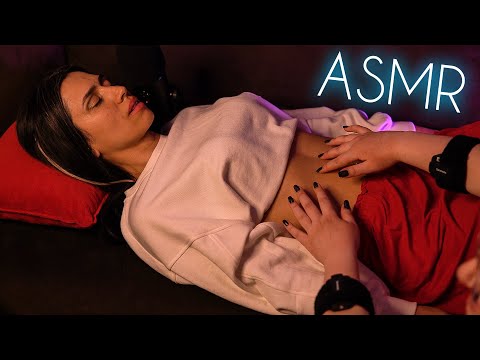 💎 Whispered ASMR Belly Light Touch and Tingly Scratching