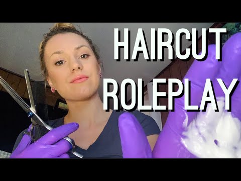 RELAXING HAIRCUT ROLEPLAY ASMR | ASMR Actual Hair Cutting | Haircut ASMR For Sleep | Washing Hair