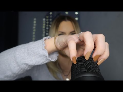 ASMR mic tapping and scratching for sleep!