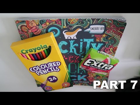 ASMR [Part 7] Swear Word Coloring book | Chewing Gum