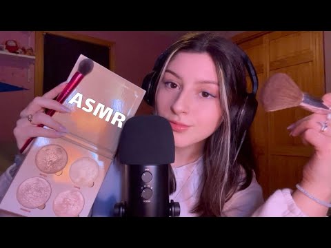 ASMR DOING YOUR MAKEUP FAST! (personal attention, kinda aggressive lol) :)